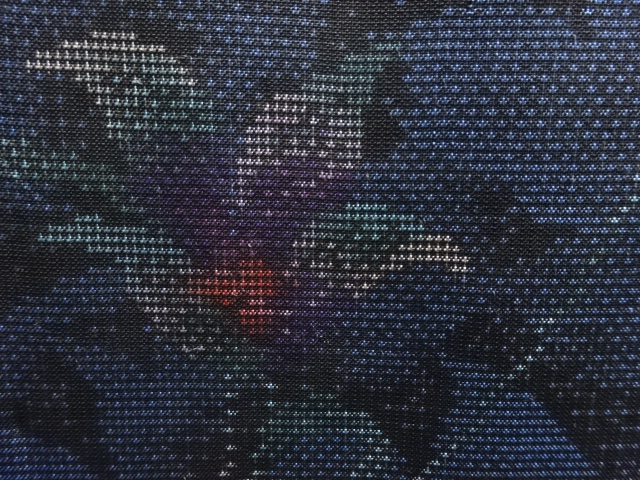 JAPANESE KIMONO / ANTIQUE KIMONO / SILK / DORO OSHIMA TSUMUGI (7 maruki) / WOVEN FLOWER